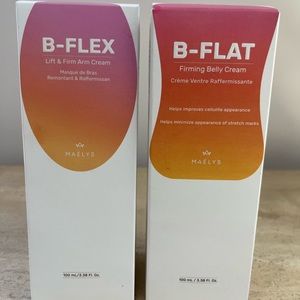 Bundled! Maelys B flat and B Flex arm and stomach firming lotions.